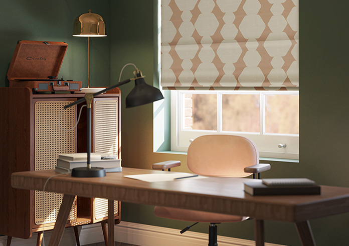 Construct, Tangerine - Roman Blind - Image 5
